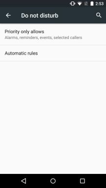 Fotografía - Règles [Android M Feature Spotlight] Le New Do Not Disturb englobe la coutume et une exception Répétez de l'appelant